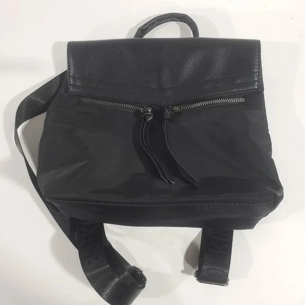 Botkier Trigger Nylon Mini  Backpack,Black.